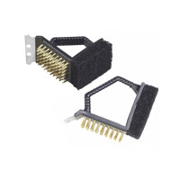 GrillPro Brush — металева щітка 3в1 для чищення решітки гриля та барбекю